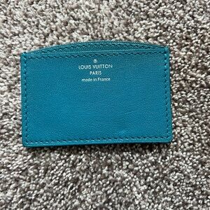 Louis Vuitton Teal Card & Key Holder